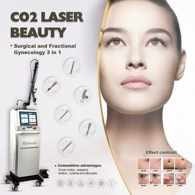 aprovação fracionária do Fda do ponto da máquina 0.1mm do laser de 10.6μM Lcd Co 2