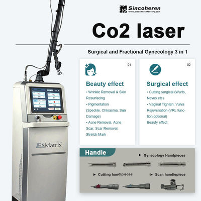 Estiramento fracionário Mark Removal da remoção da cicatriz da máquina do laser do CO2 refrigerar de ar