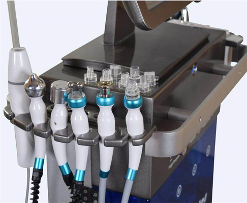 Punhos limpos da máquina 9 da beleza do Hydra 110v da cara do oxigênio